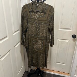 Ivy Jane Rayon Shirt Kimono Size M / L